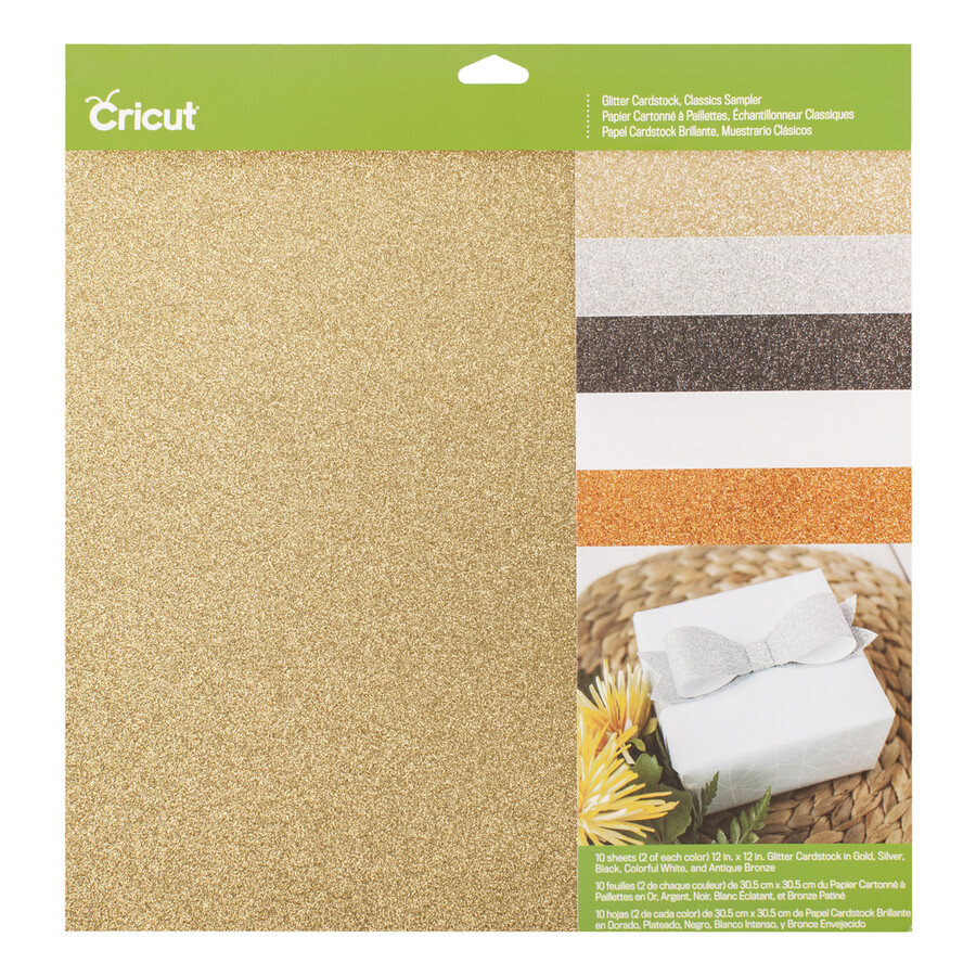 glitter cardstock sampler classics - 12 x 12