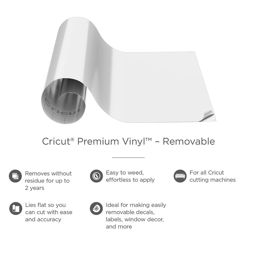 premium vinyl - removable white