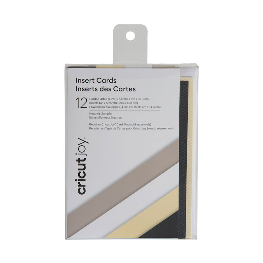 cricut joy insert cards neutrals sampler 4.25 x 5.5