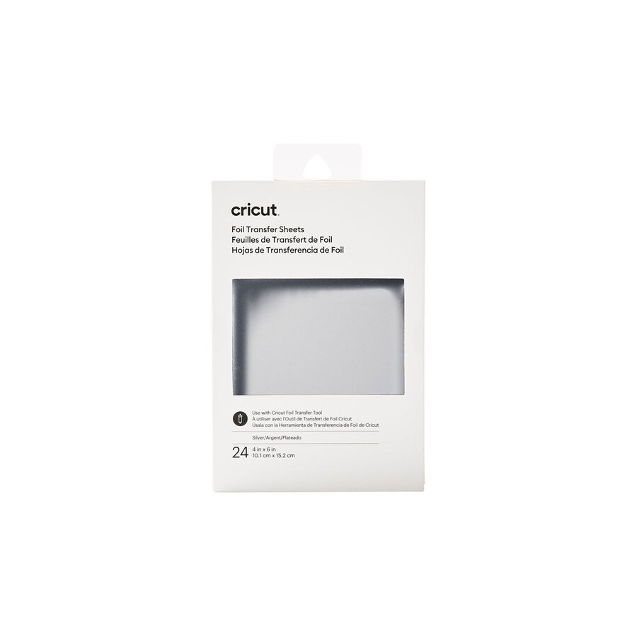 foil transfer sheets silver 24 ct