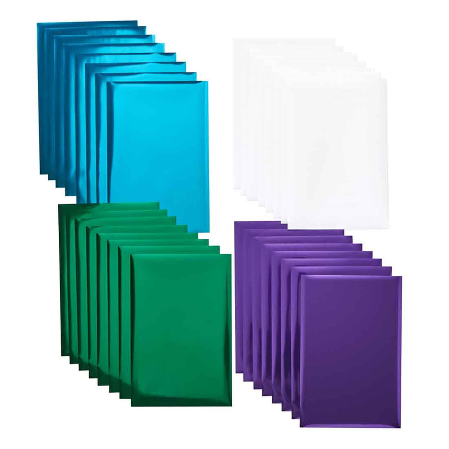 foil transfer sheets sampler jewel 24 ct