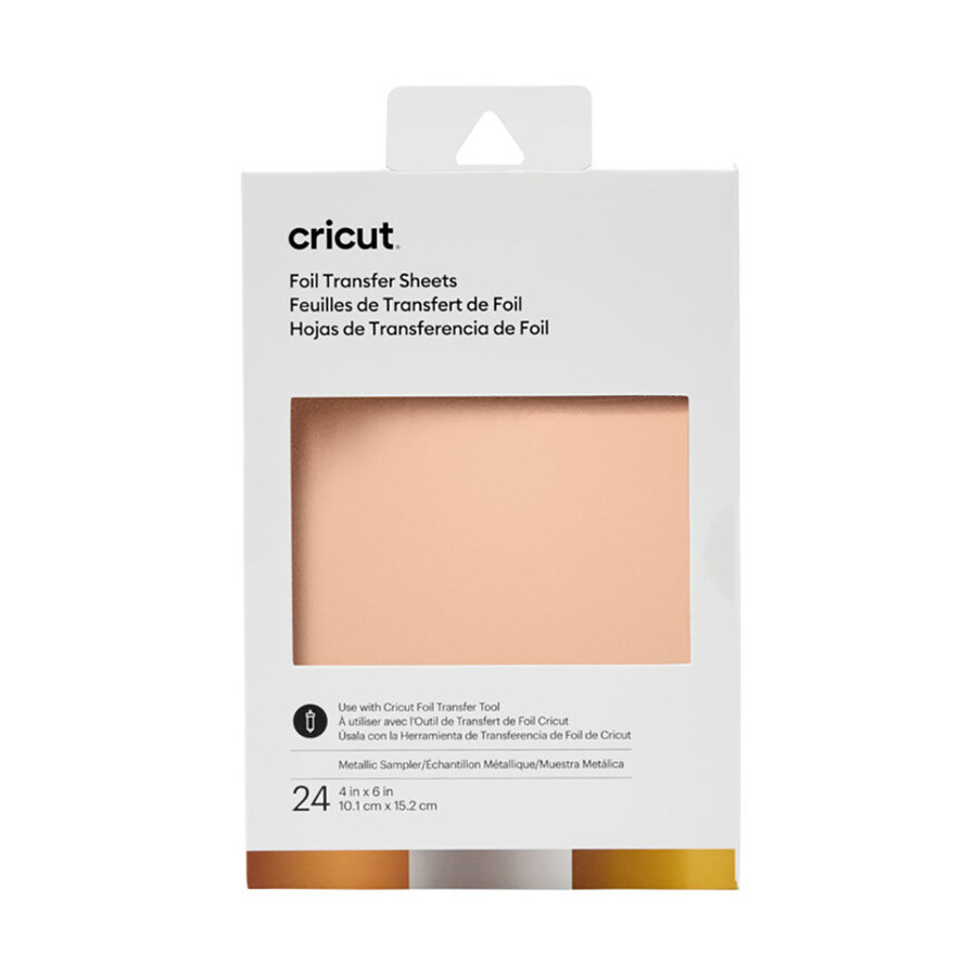 foil transfer sheets sampler metallic 24 ct