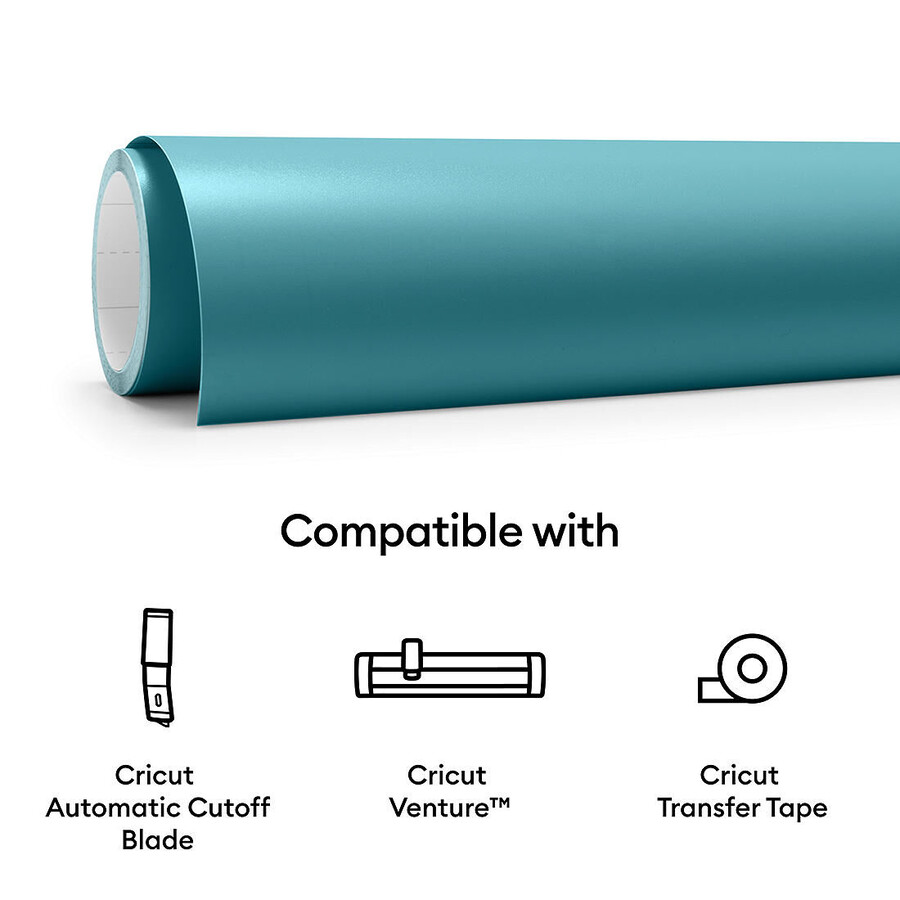 smart vinyl - removable aqua 5 ft
