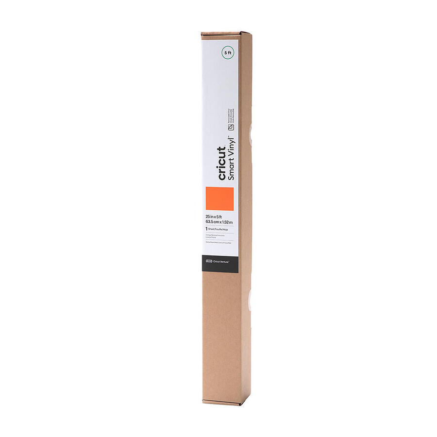 smart vinyl - removable orange 5 ft