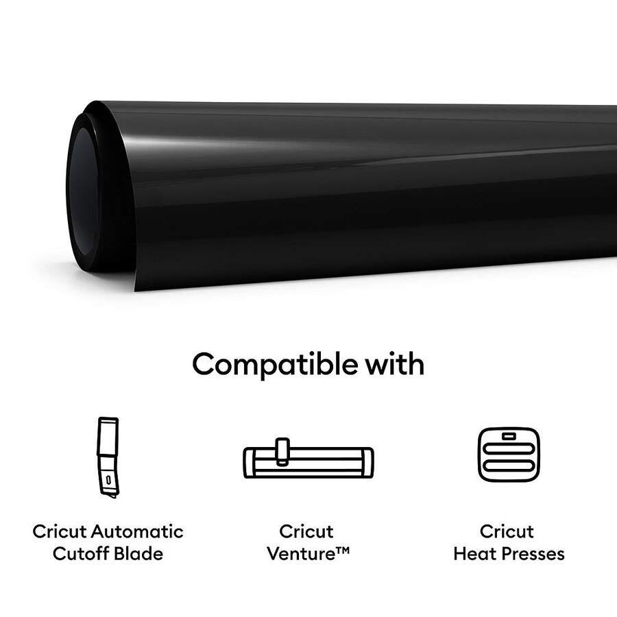 smart iron-on black 5 ft