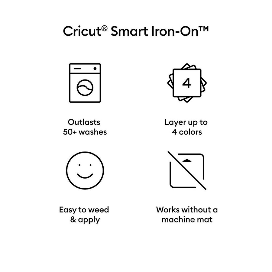 smart iron-on white 12 ft