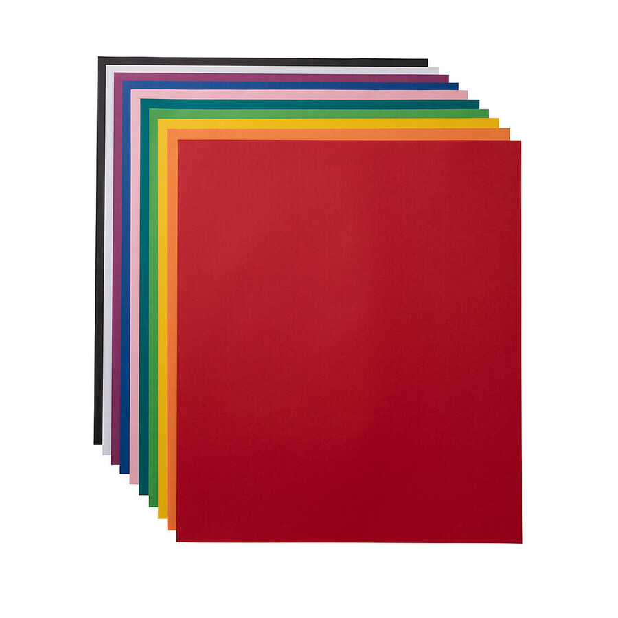 cardstock sampler bright bow - 24 in x 28 in 50 ct
