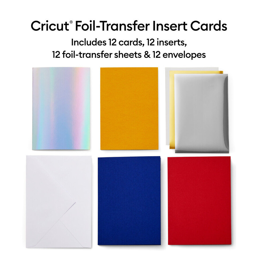 foil transfer insert cards celebration sampler - r40 12 ct