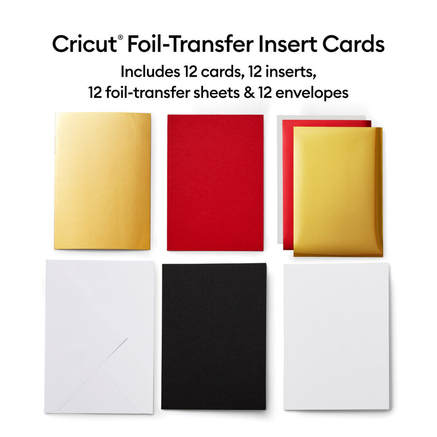 foil transfer insert cards royal flush sampler - r40 12 ct