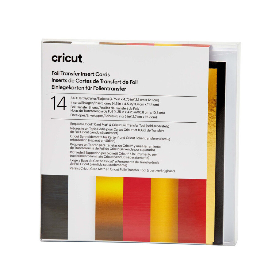foil transfer insert cards royal flush sampler - s40 14 ct