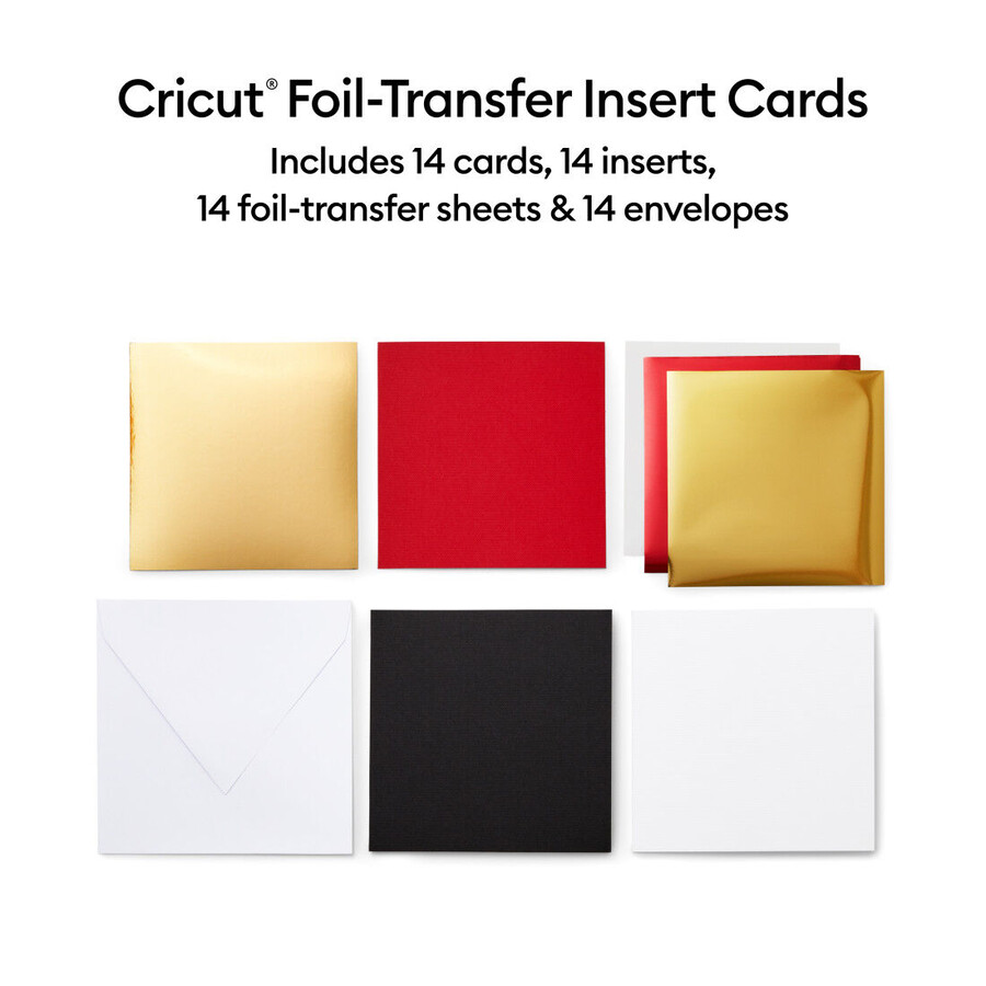 foil transfer insert cards royal flush sampler - s40 14 ct
