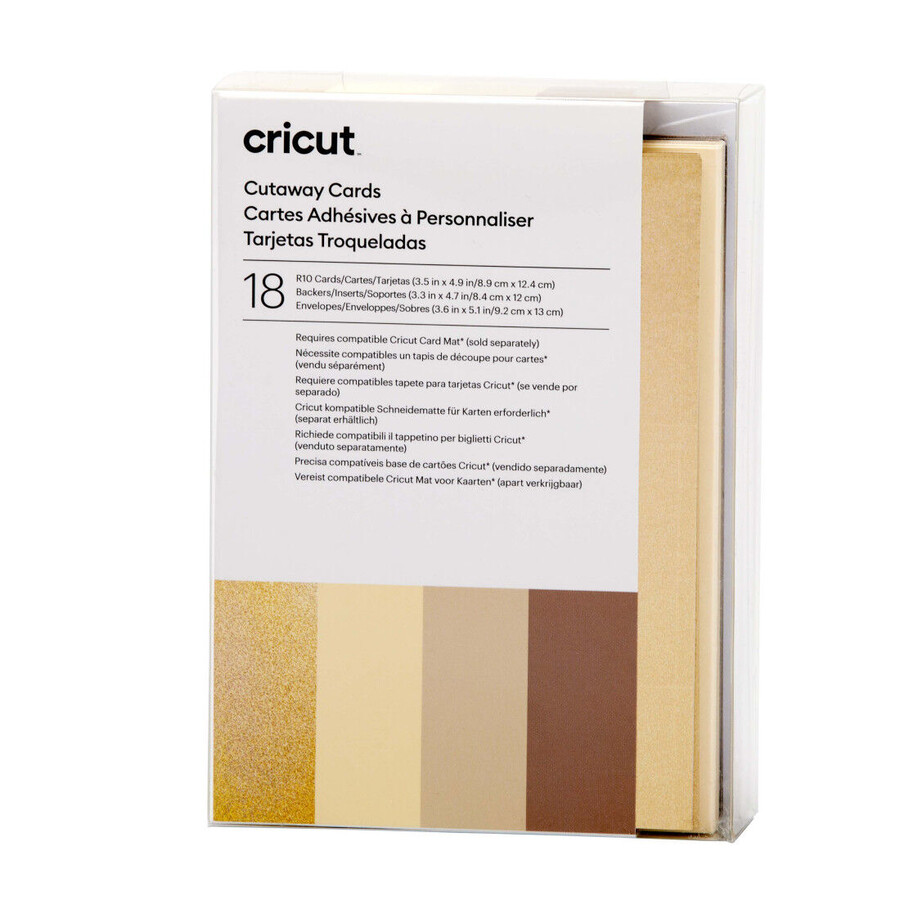 cutaway cards neutrals sampler - r10 18 ct