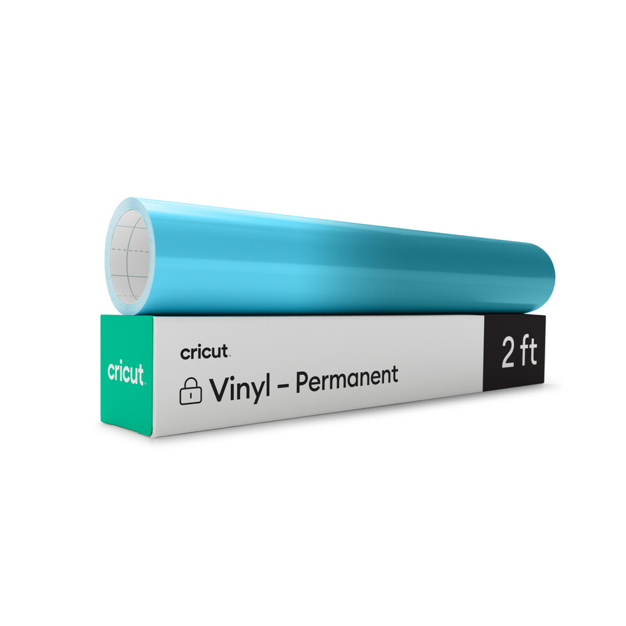 cold-activated color-changing vinyl – permanent light blue - turquoise