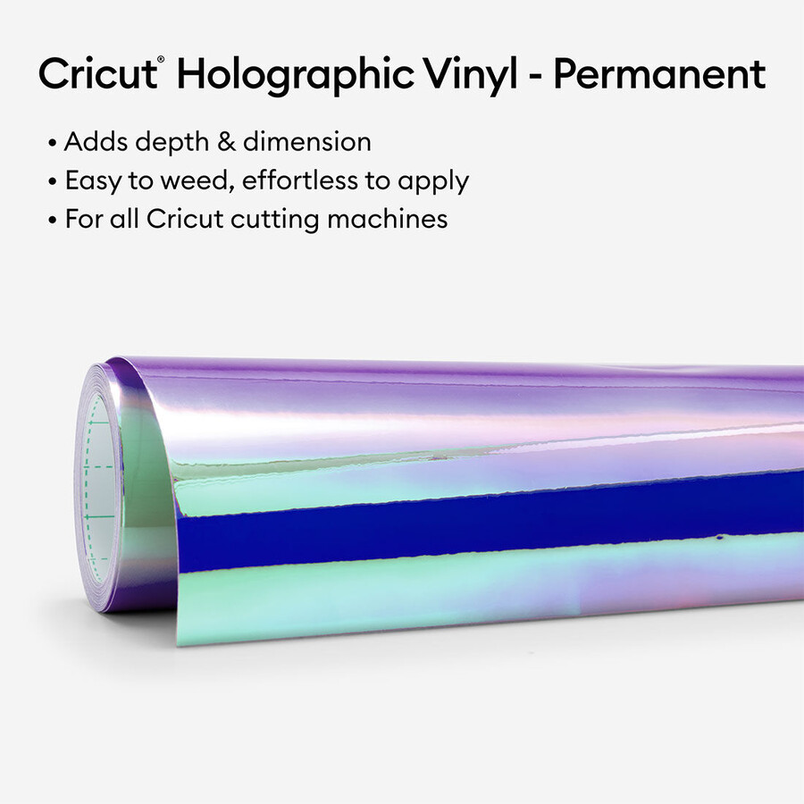 holographic vinyl – permanent 15 ft opal