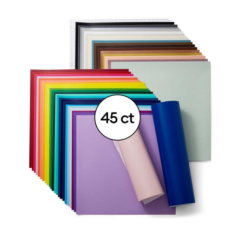 vinyl everything sampler - removable 45 ct