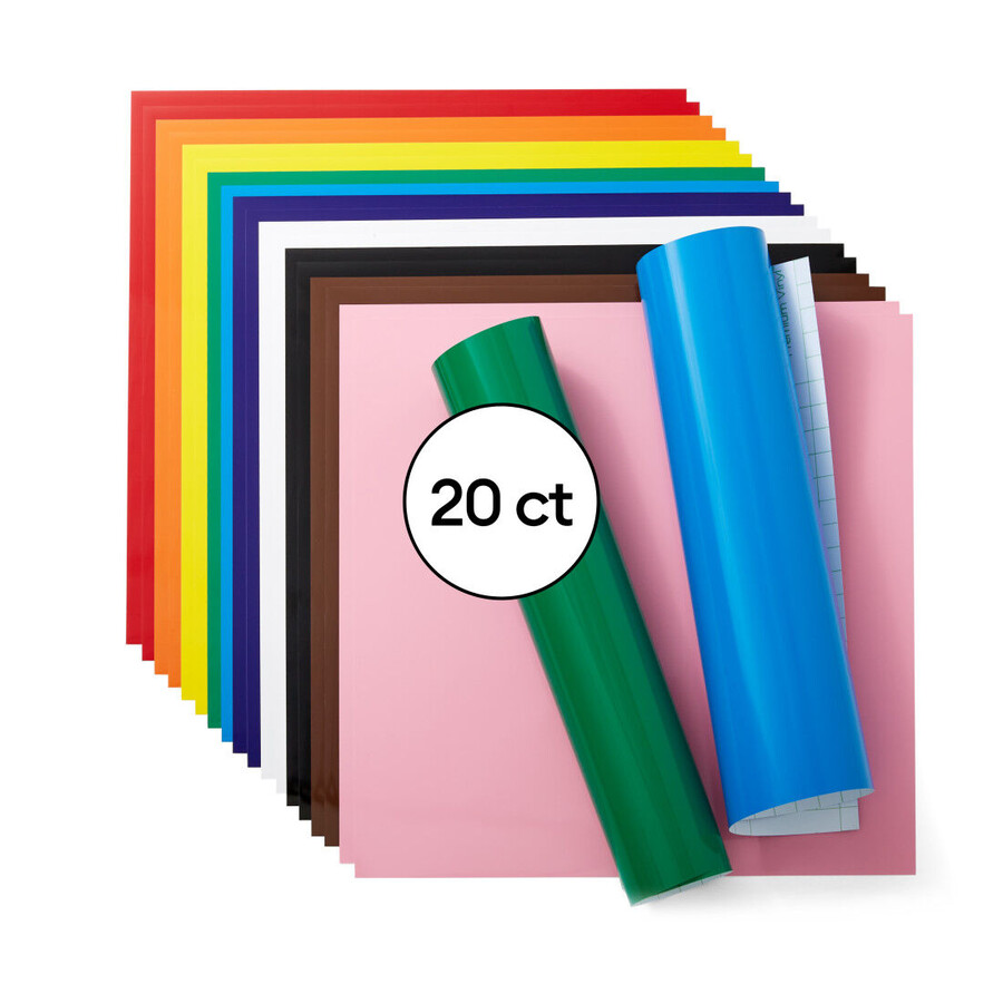 vinyl rainbow sampler - permanent 20 ct
