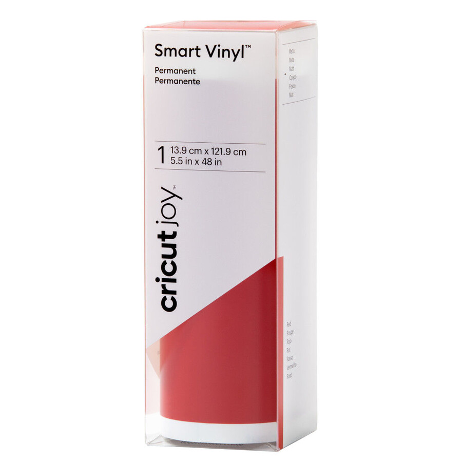 cricut joy smart vinyl – permanent red