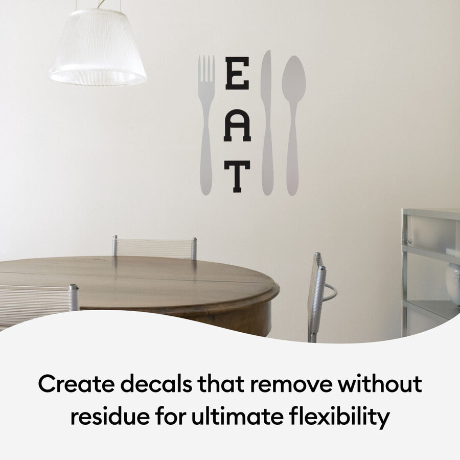 matte metallic smart vinyl – removable 3 ft