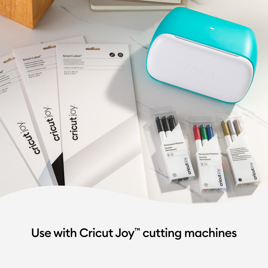 cricut joy smart label writable vinyl – removable white
