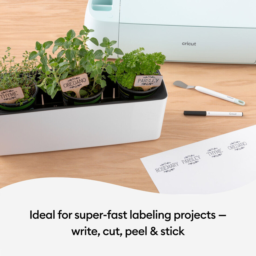 smart label writable vinyl – removable transparent 3 ft