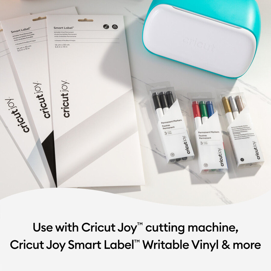 cricut joy permanent metallic markers 1.0 mm goldsilvercopper 3 ct