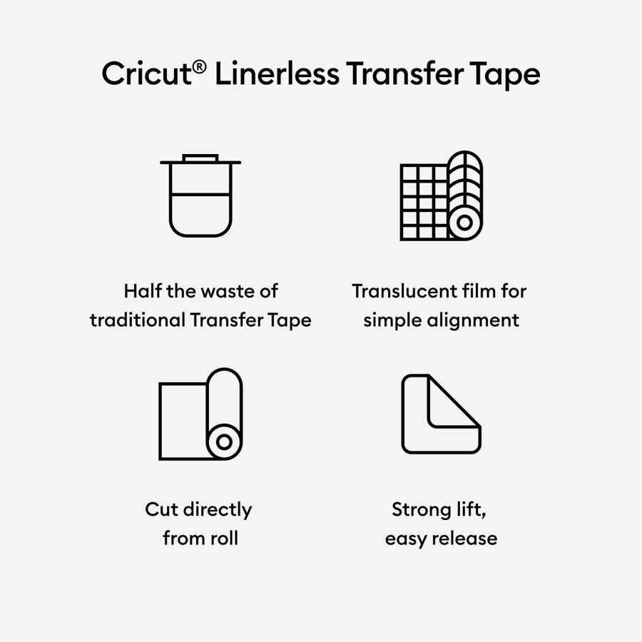 linerless transfer tape 15 ft
