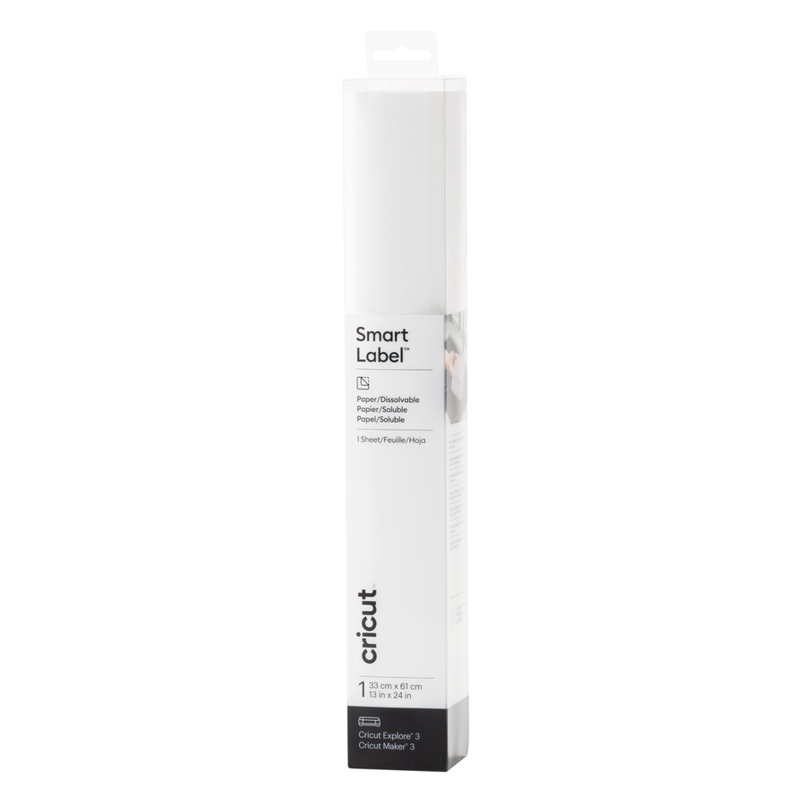 smart label paper – dissolvable white