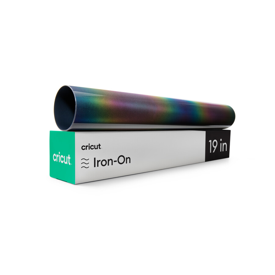 reflective iron-on rainbow