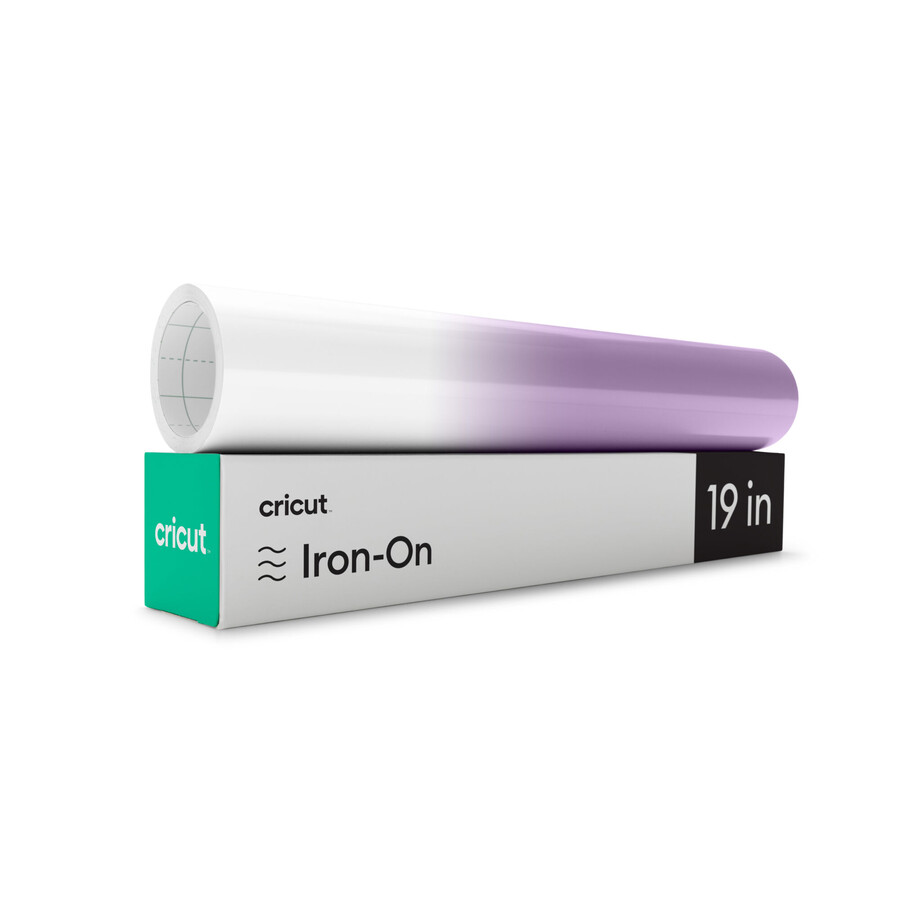 uv-activated color-changing iron-on white - violet