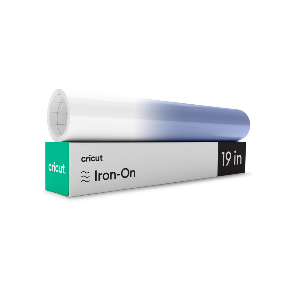 uv-activated color-changing iron-on white - blue