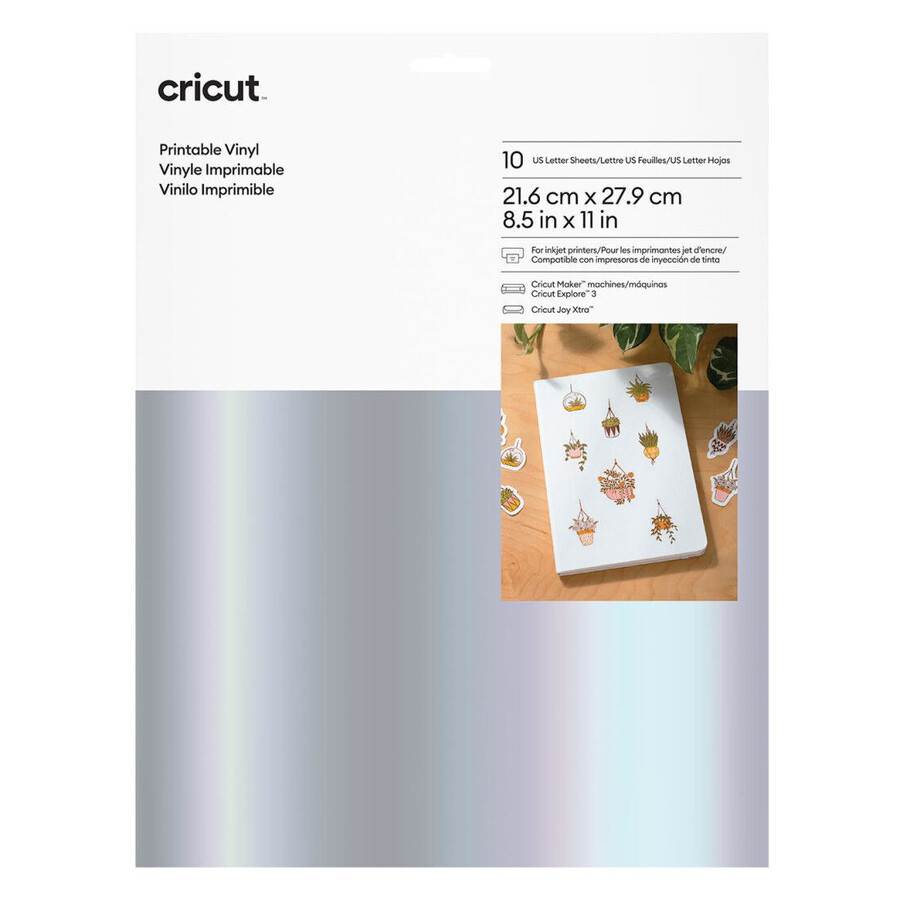 printable vinyl - us letter 10 ct