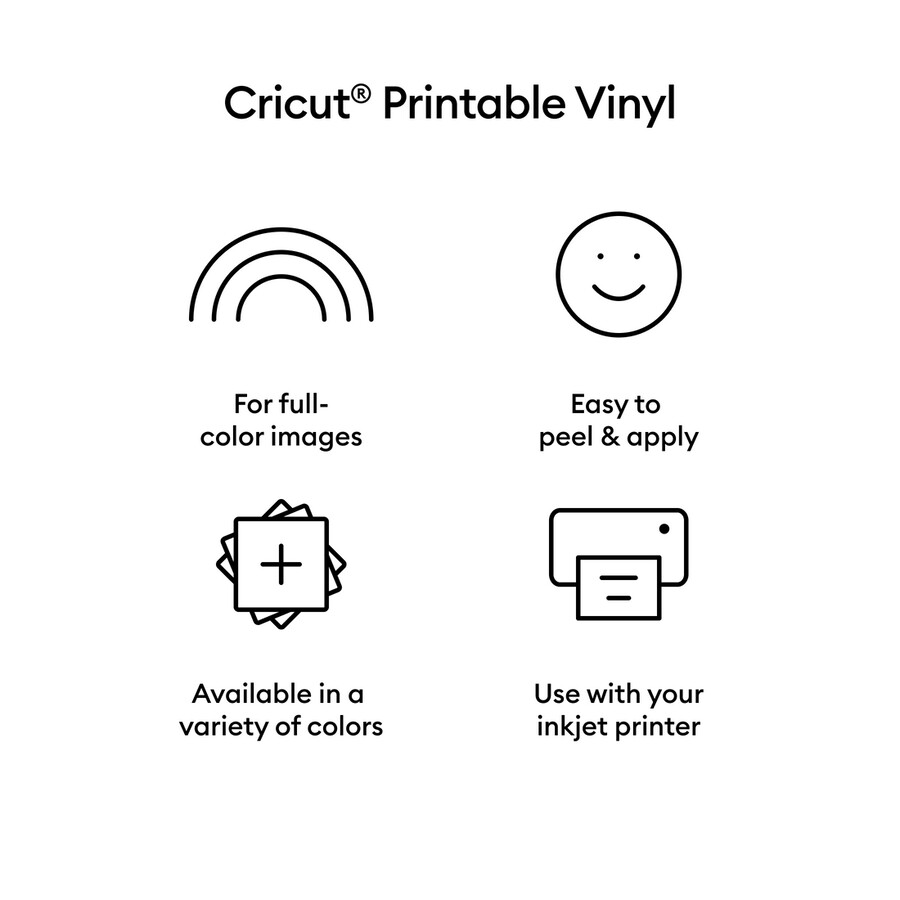 printable vinyl - us letter 10 ct