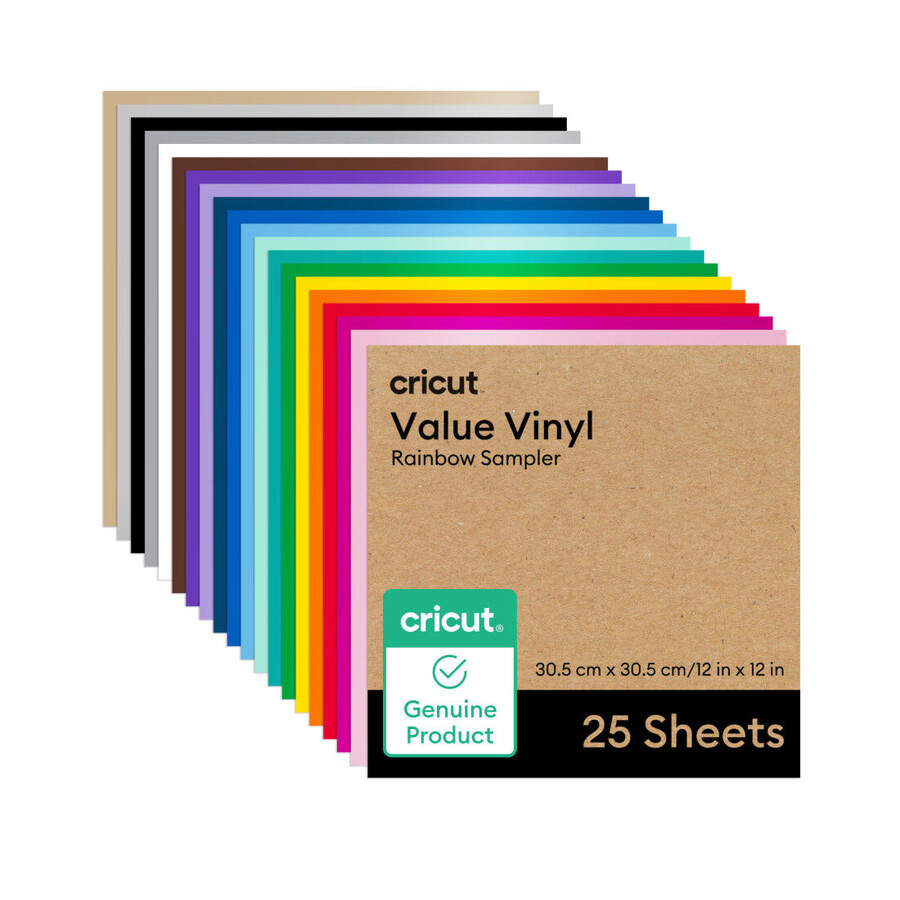 value vinyl rainbow sampler 25 ct