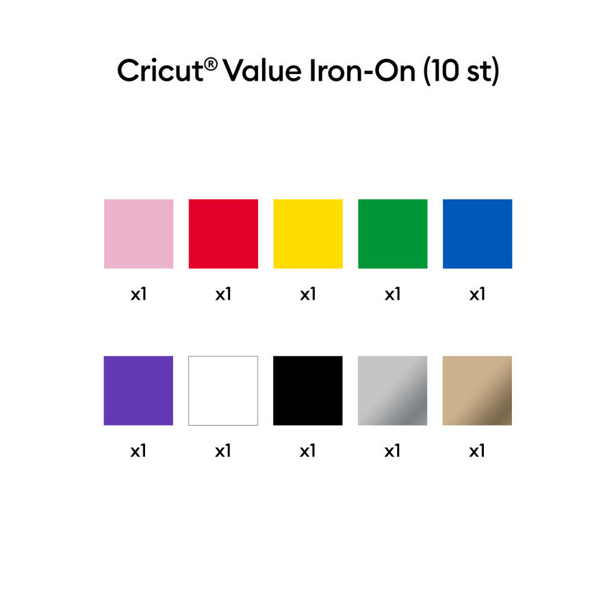 value iron-on rainbow sampler - 12 in x 3 ft 10 ct