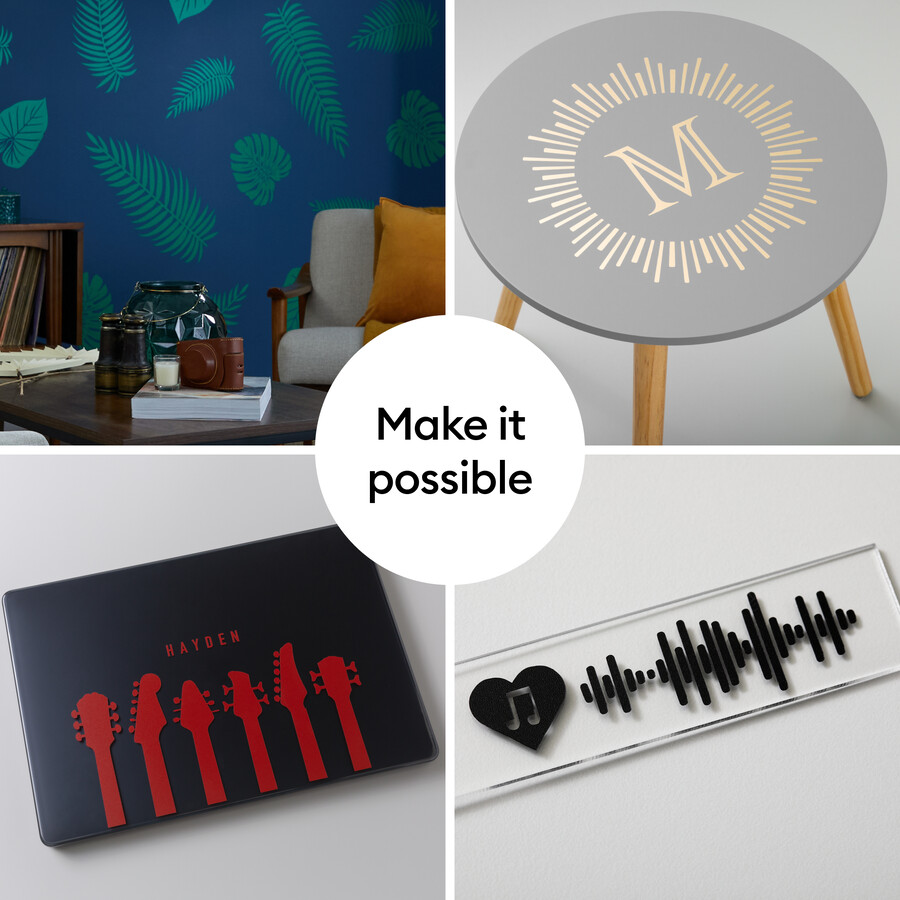 premium vinyl - removable black