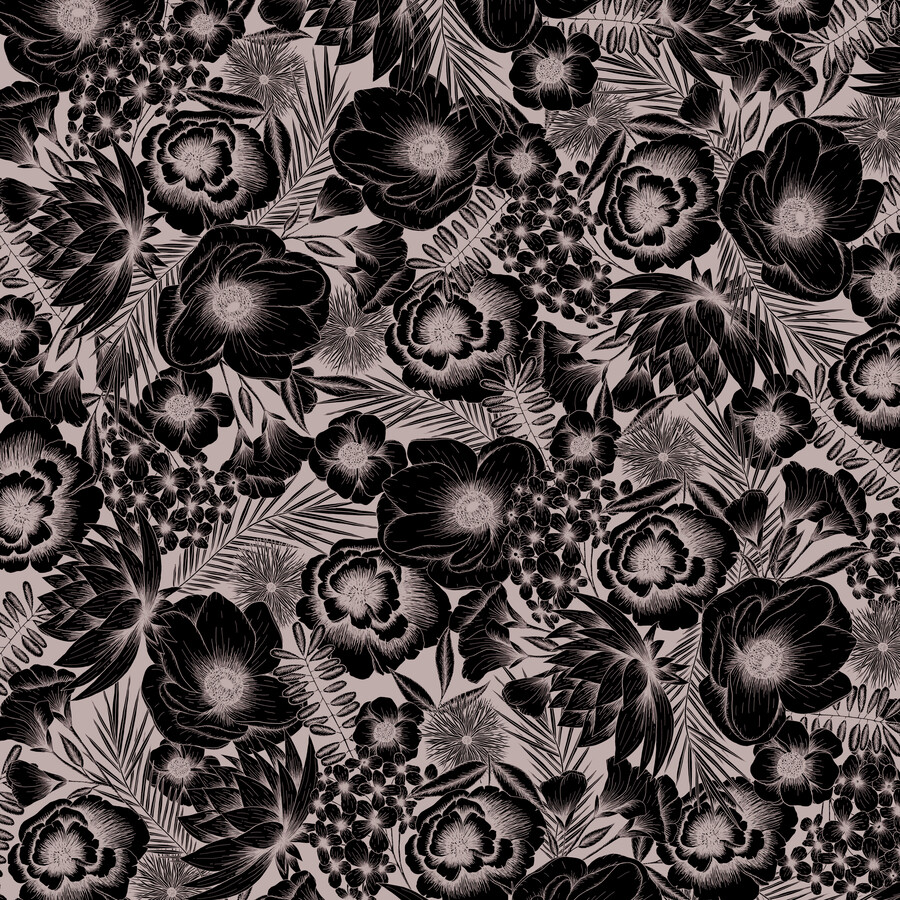 infusible ink transfer sheet patterns black botanicals