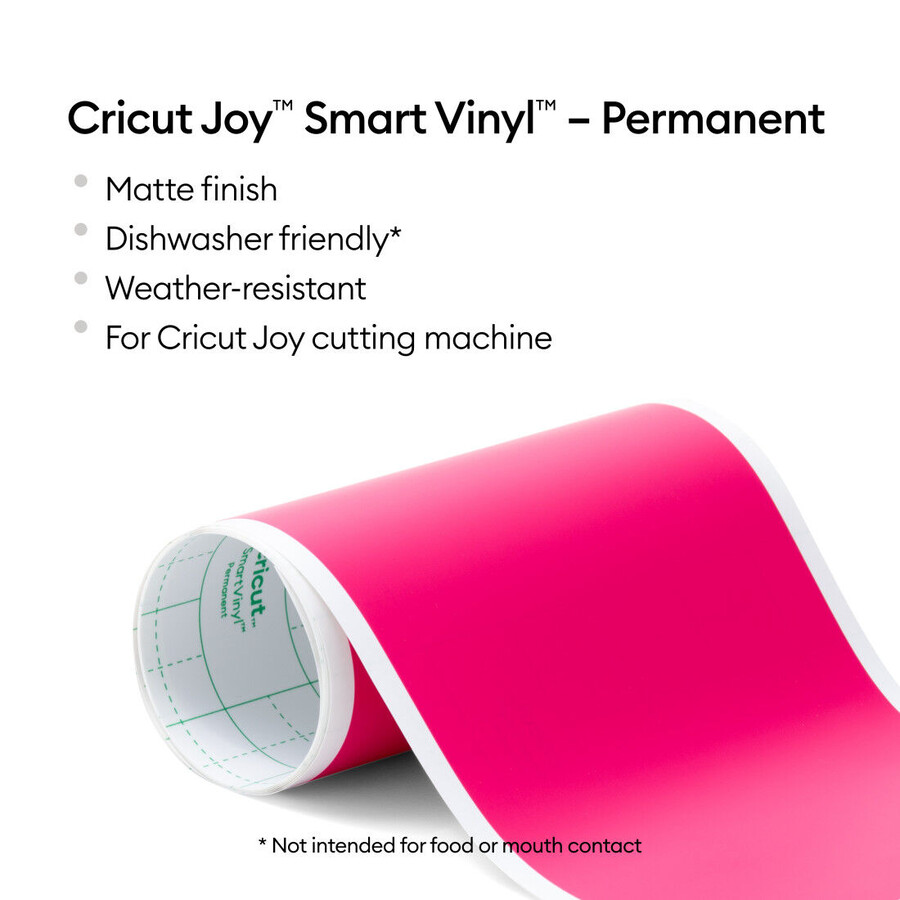 cricut joy smart vinyl – permanent pink