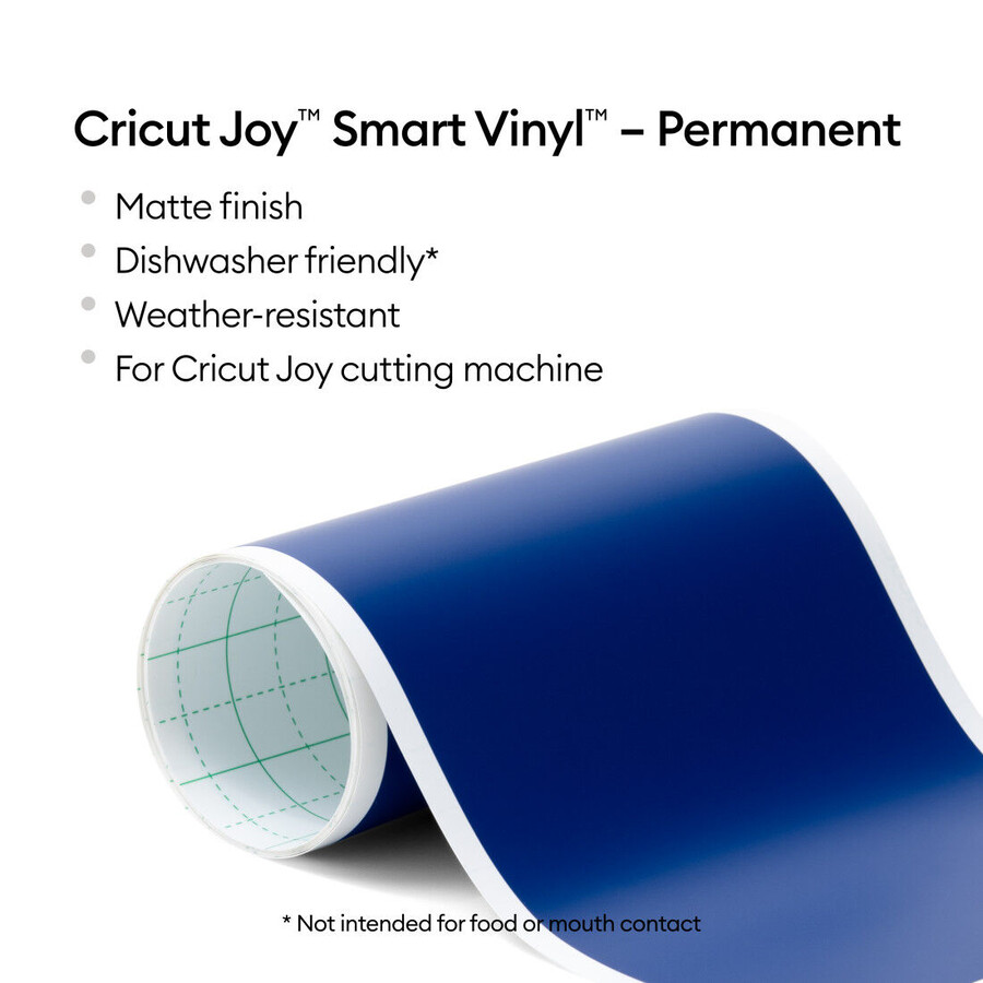 cricut joy smart vinyl – permanent blue
