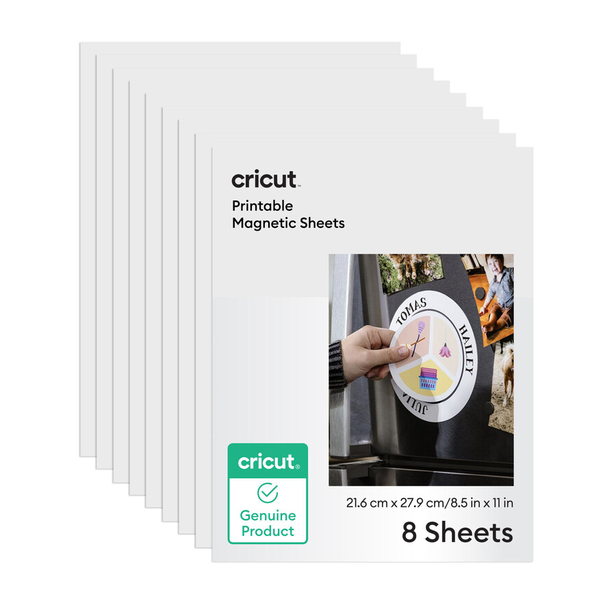 cricut printable magnet sheets - 8.5 in x 11 in 8 ct