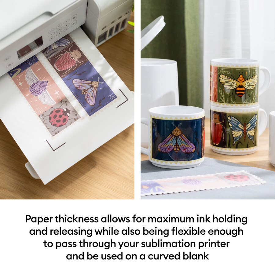cricut sublimation printer paper - 8.5 in x 11 in 100 ct