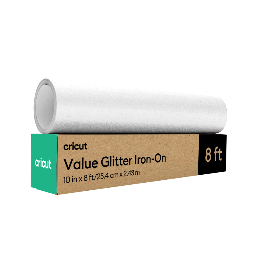 value glitter iron-on 10 in x 8 ft