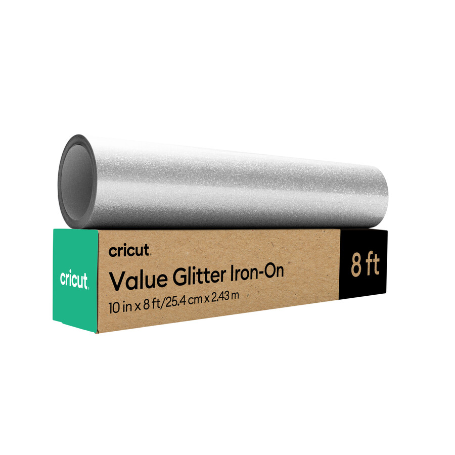 value glitter iron-on 10 in x 8 ft
