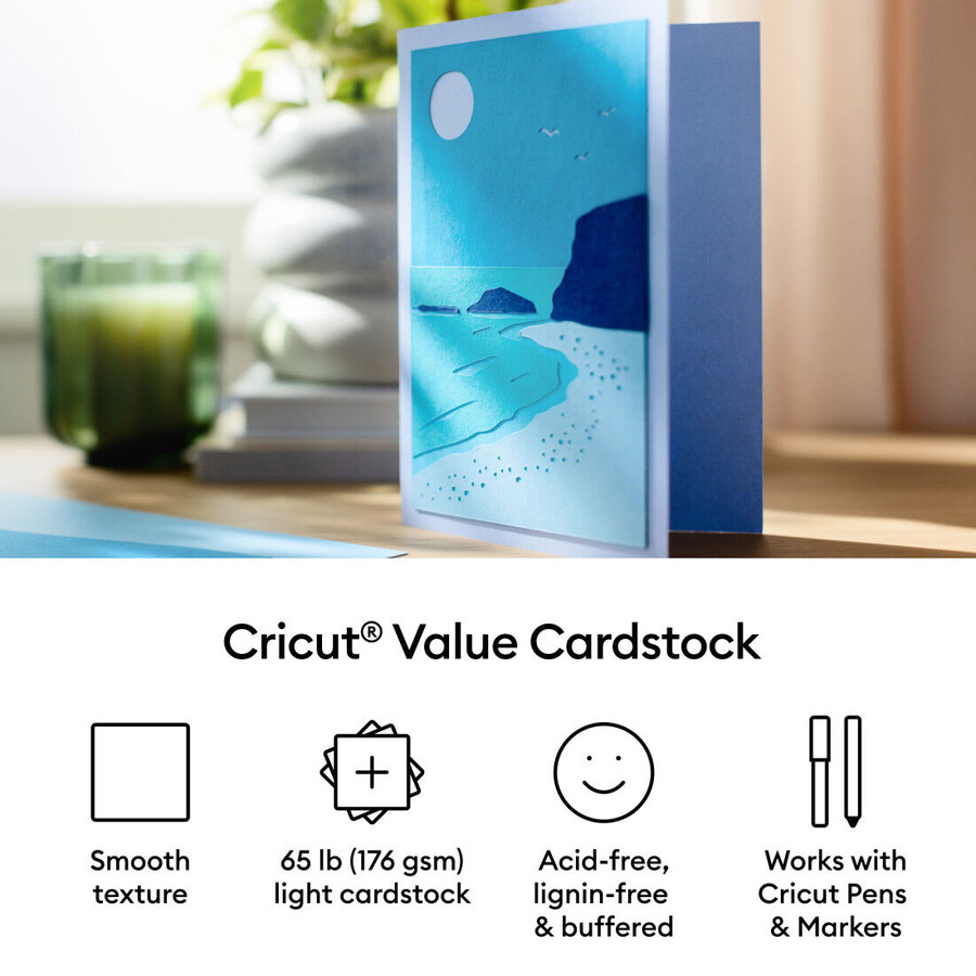 value cardstock ocean sampler - 8.5 in x 11 in 80 ct