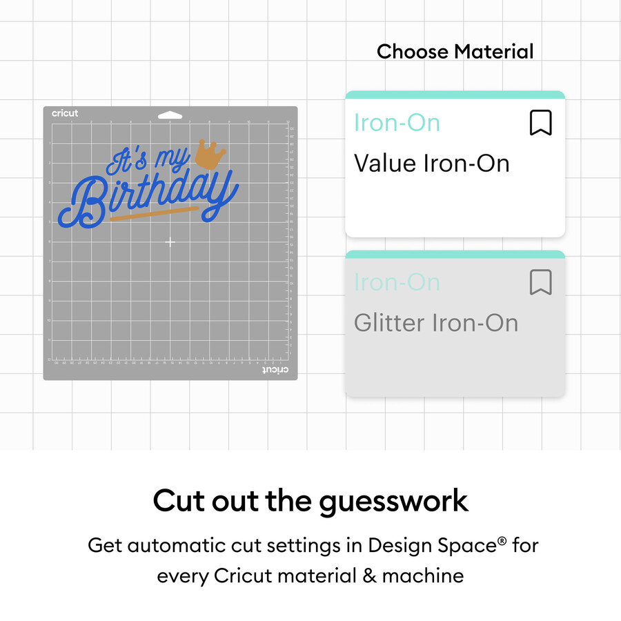 cricut value iron-on - 12 in x 12 in 10 ct
