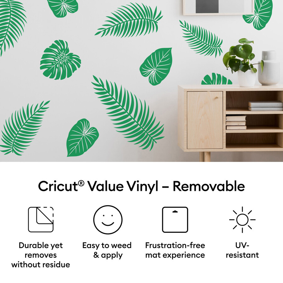 cricut value vinyl - removable 12 in x 10 ft