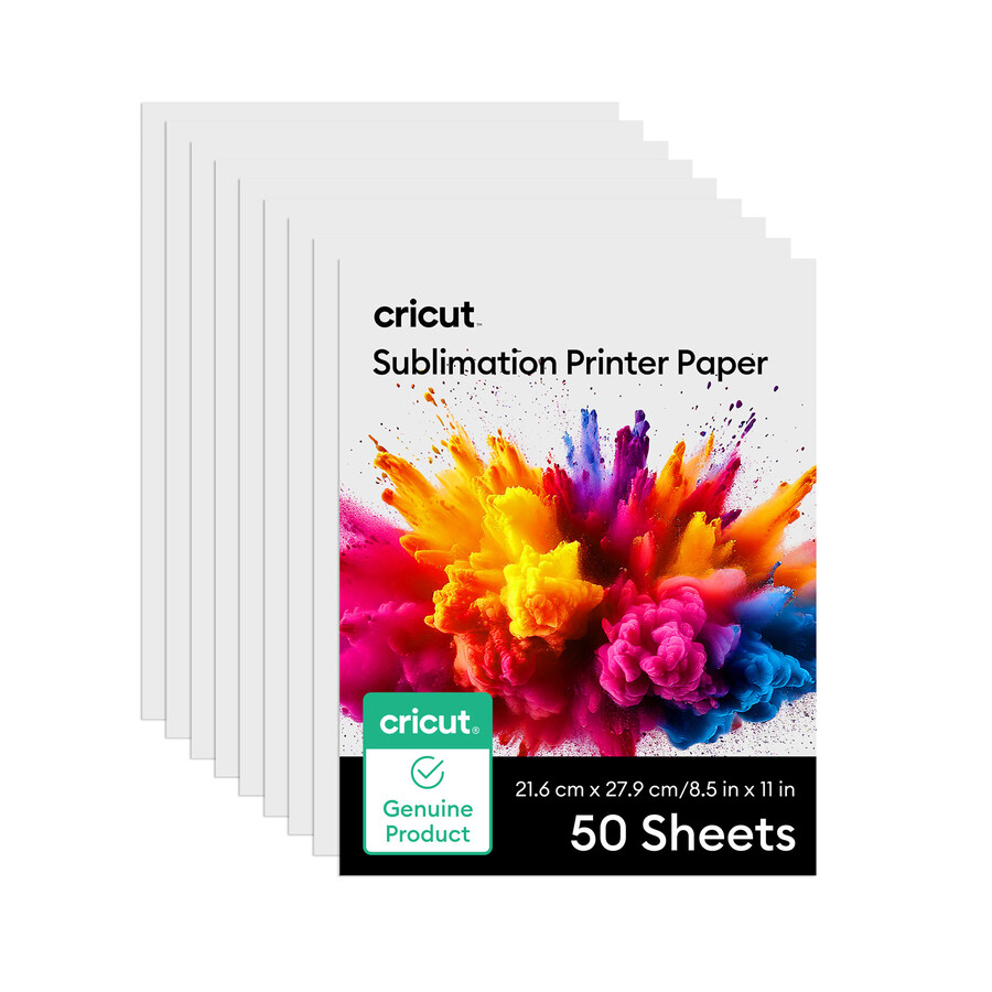 cricut sublimation printer paper - 8.5 in x 11 in 50 ct