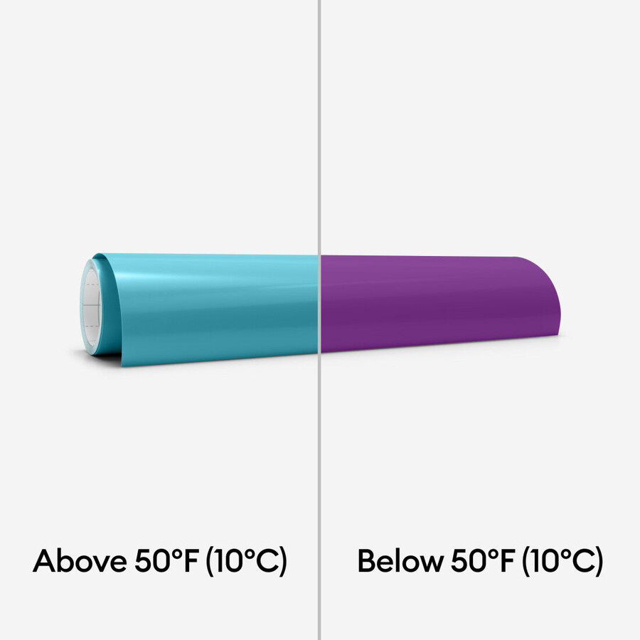 cold-activated color-changing vinyl – permanent