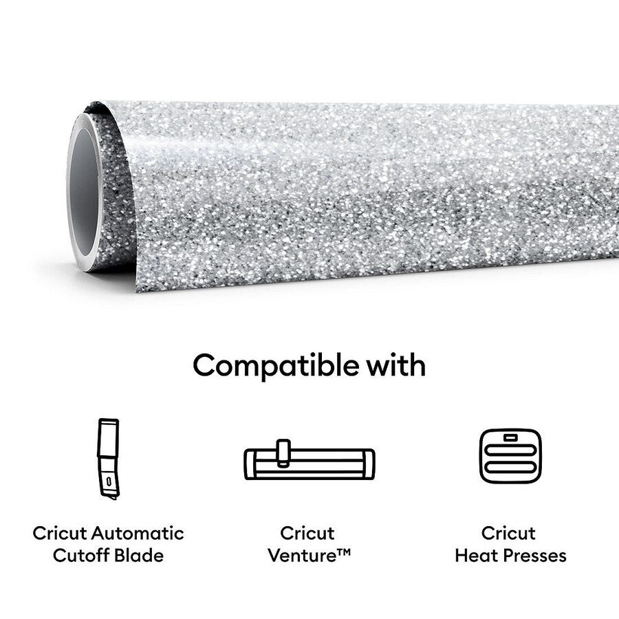 smart iron-on glitter 25 in x 12 ft