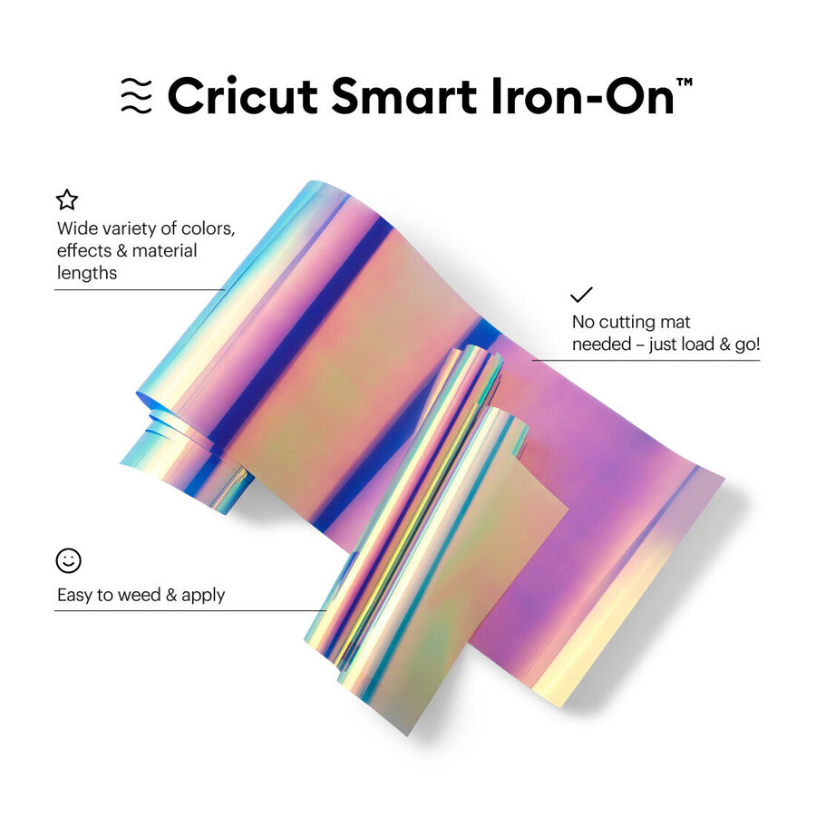 smart iron-on holographic 9 ft