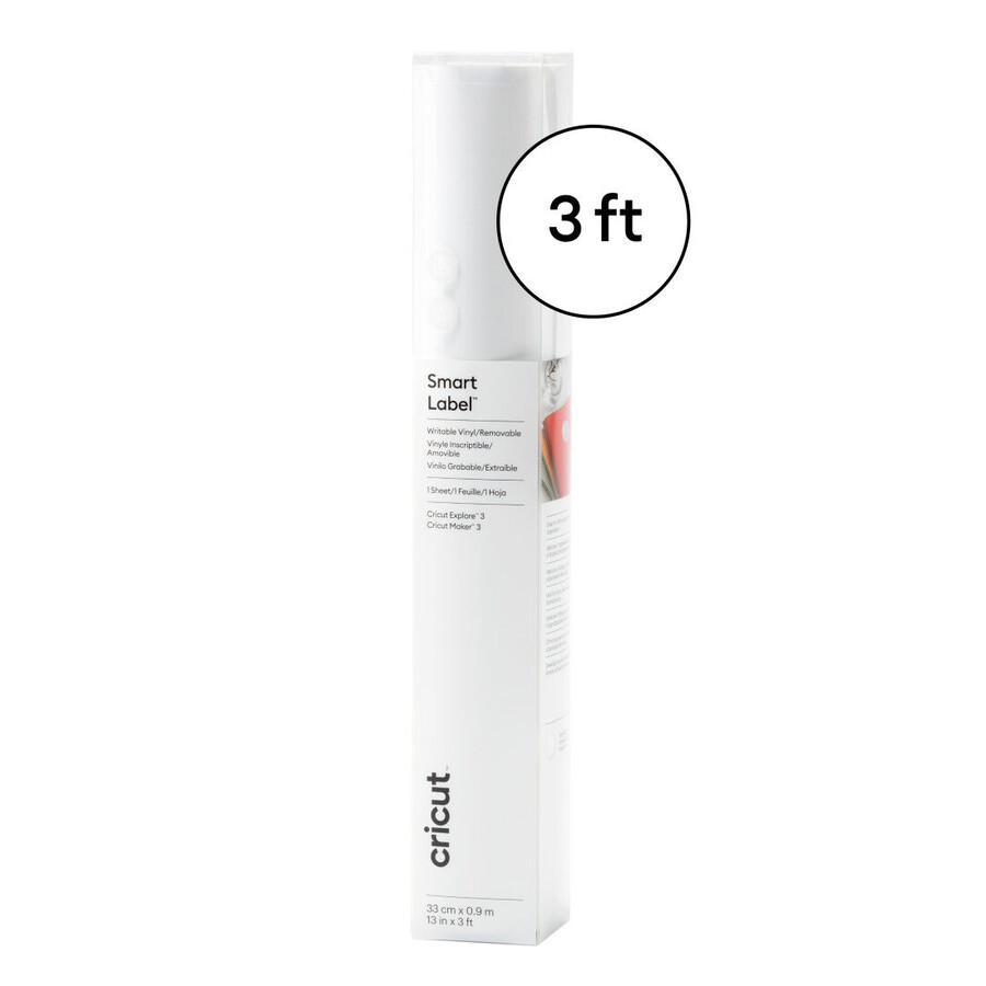 smart label writable vinyl – removable 3 ft